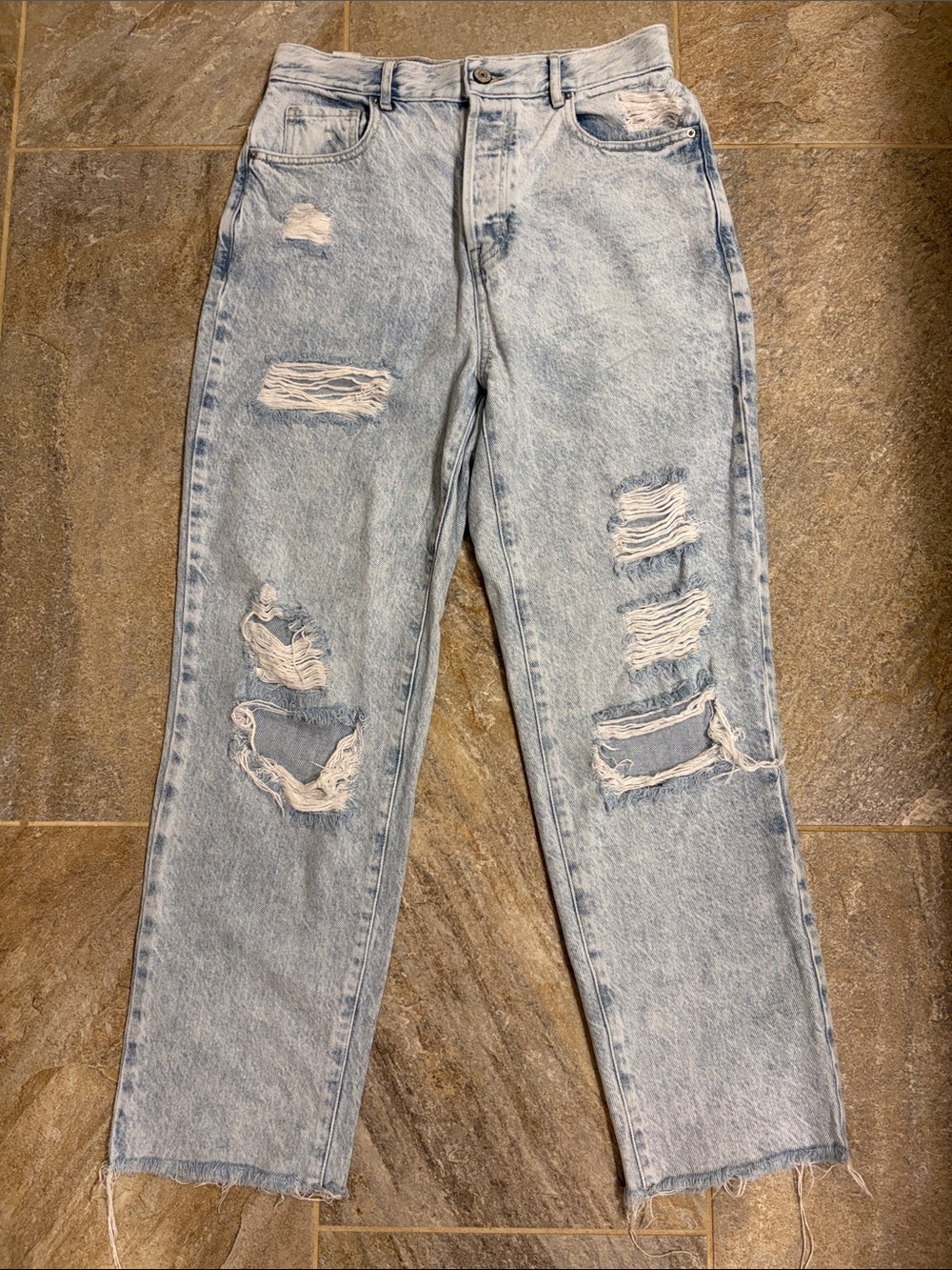 PacSun Light Wash Button-Fly Denim Jeans